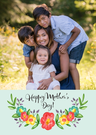 Mother's Day Floral Swag 8x6