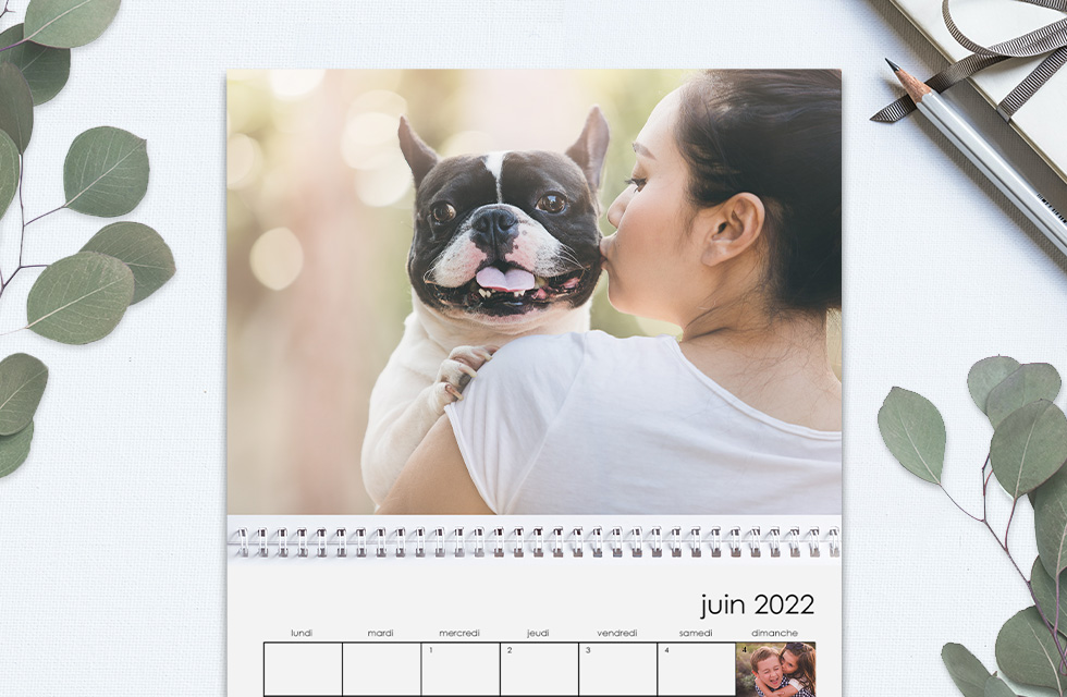 Calendrier photo - Créez facilement votre propre calendrier