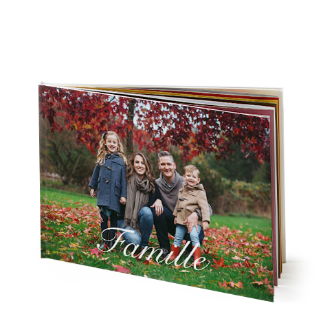 Livre photo portrait avec couverture rigide 30x20 cm