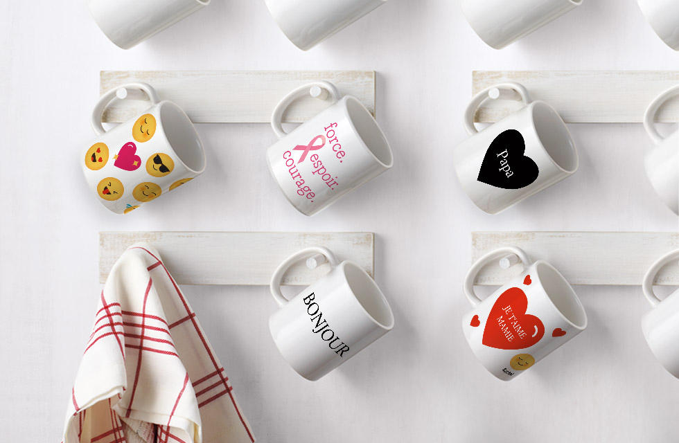 Créez vos propres tasses personnalisées