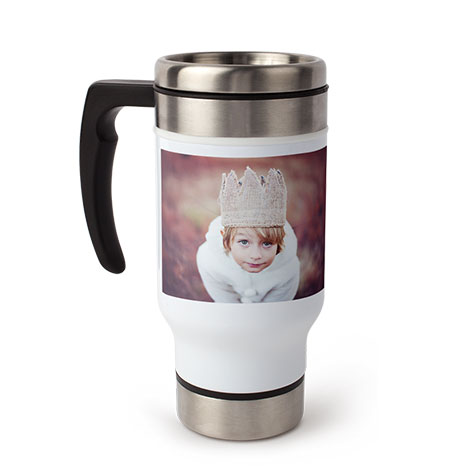 Travel Coffee Mug with Handle, 13oz. 