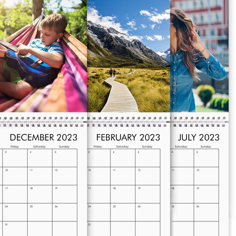 Start from any month - Choose which month to start your calendar on