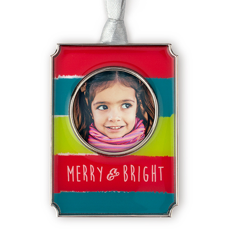 Merry & Bright Photo Ornament