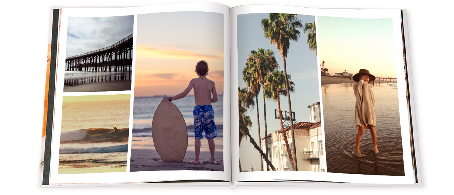 An image of 11" x 8" (28x20cm) Personalised Glossy Hardcover Photo Book Matt Lamination | By...