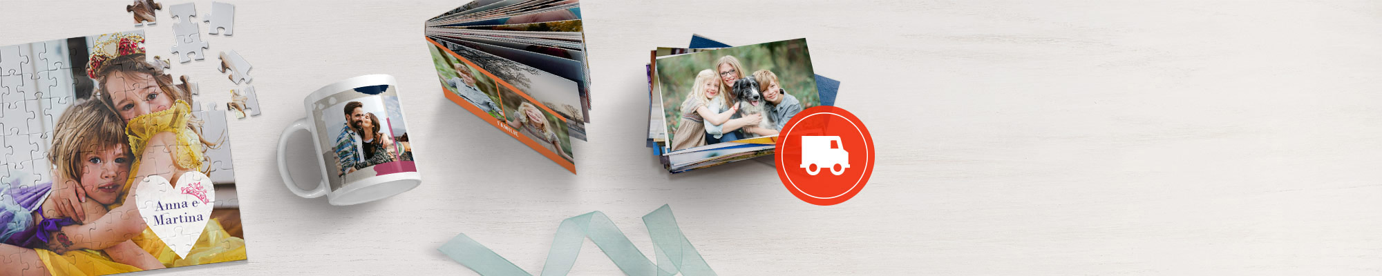 puzzle fotografico, tazza personalizzata, fotolibro standard e stampe fotografiche di alta qualità solo su Snapfish