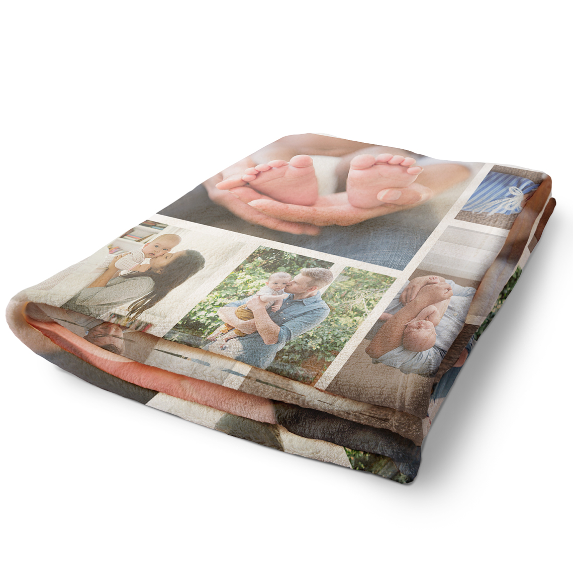 Create Custom 30x40 Collage Photo Plush Fleece Blanket Snapfish US