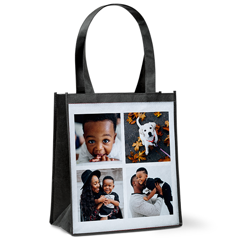 Icon Collage Reusable Grocery Tote Bag