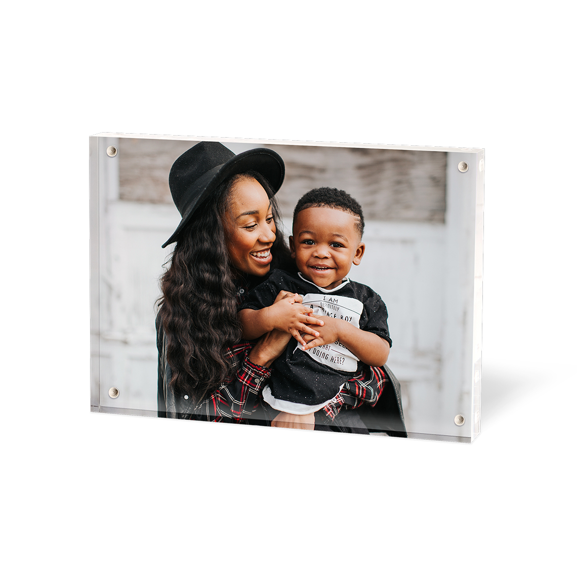 The Perfect Create-Your-Own Gift iCaseDesigner Personalised Acrylic Photo Block A6 4x6 Your Image Printed onto Solid Acrylic
