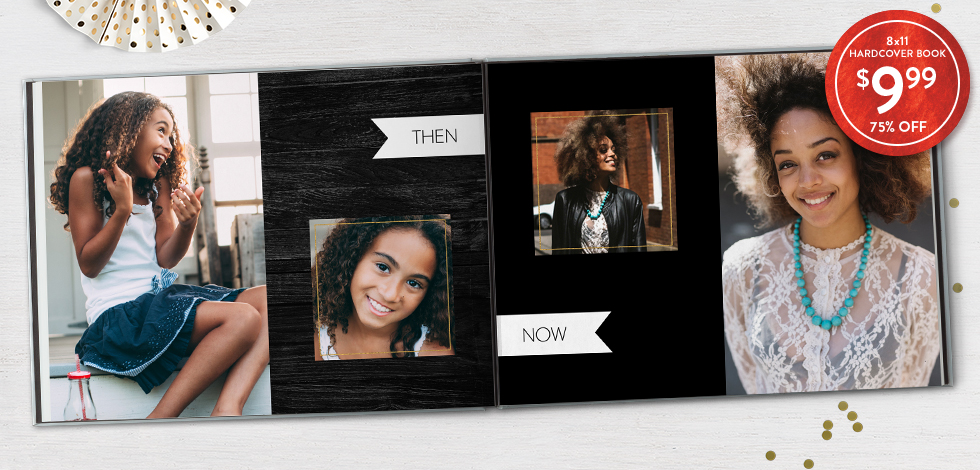 75% off 8x11 Hardcover Photo Books