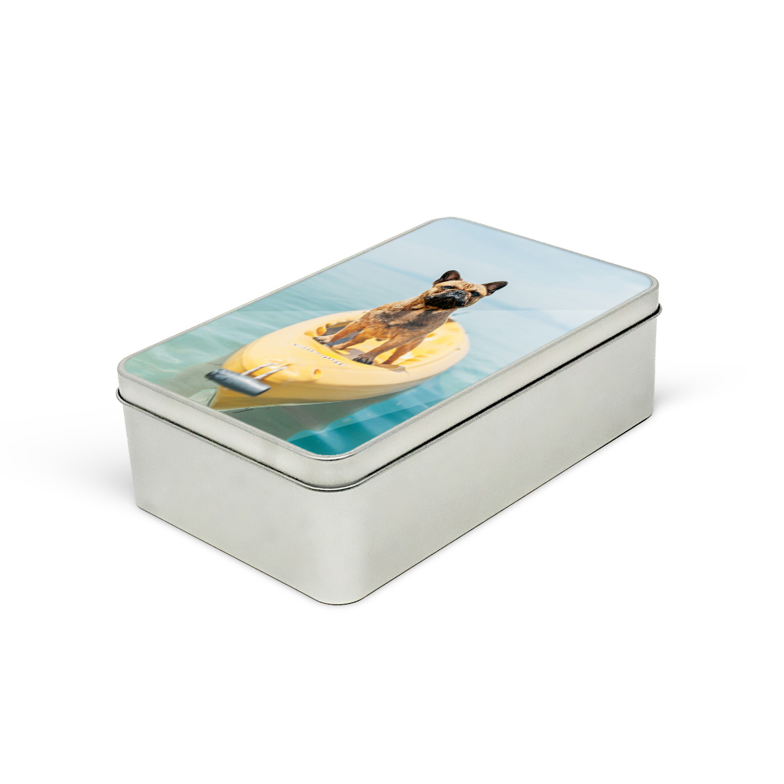 An image of Personalised Rectangular Tin | By Truprint