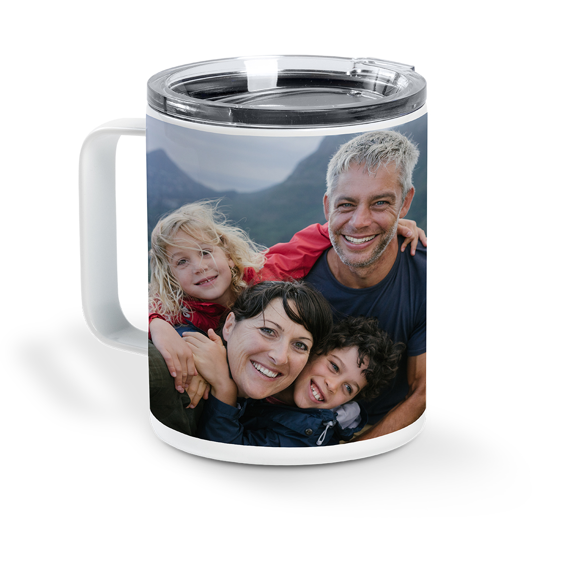 Personalised Thermal Travel Mug Cup Custom Photo Image Coffee Tea Xmas Gift