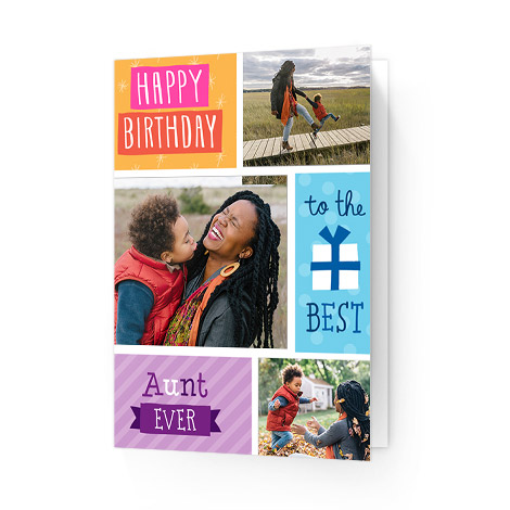 Happy birthday to aunts card
