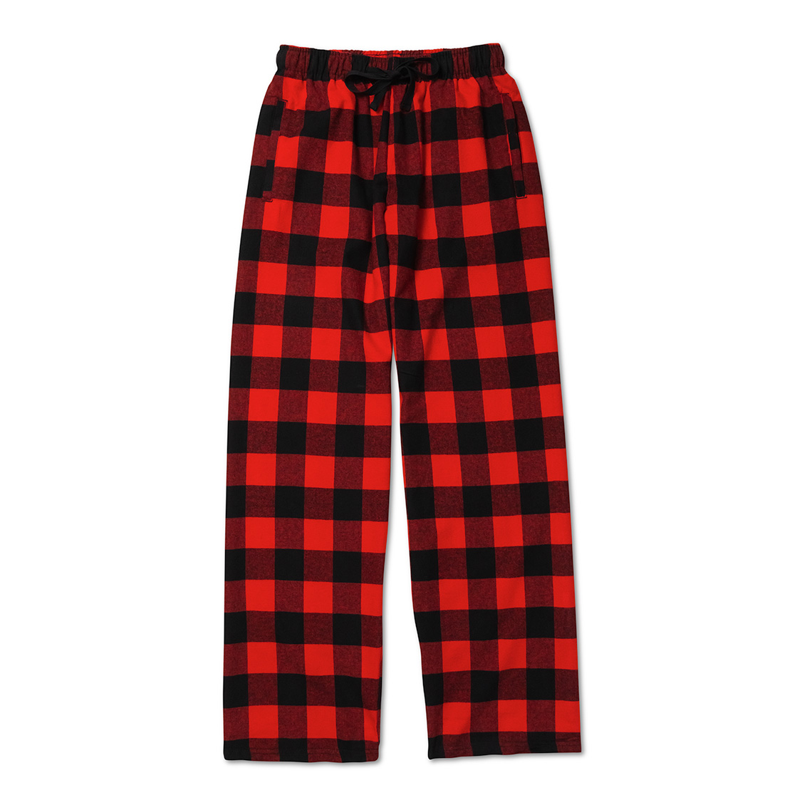 Adult Pajama Pants, Black/Red, L | Pajama Pants | Clothing | Gifts ...