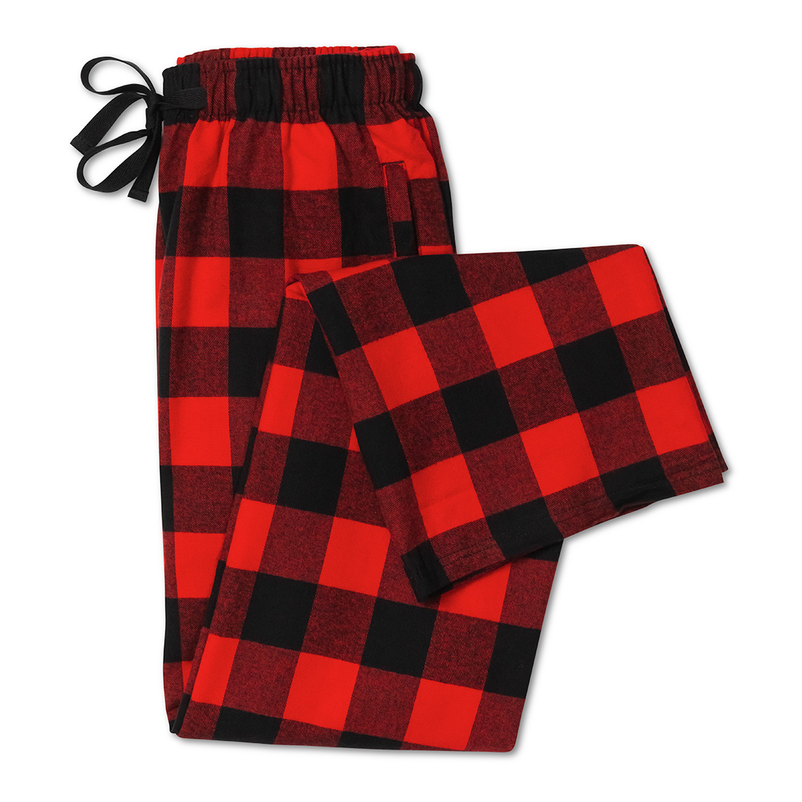Adult Pajama Pants, Black/Red, S | Pajama Pants | Clothing | Gifts ...