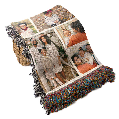 Collage Woven Blankets