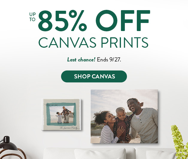 Up to 85 % off Canvas