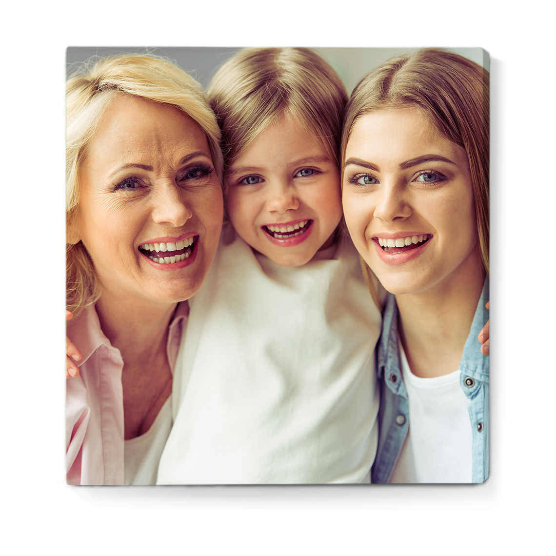 An image of Personalised 30" x 30" Premium Canvas Photo Print | By Truprint