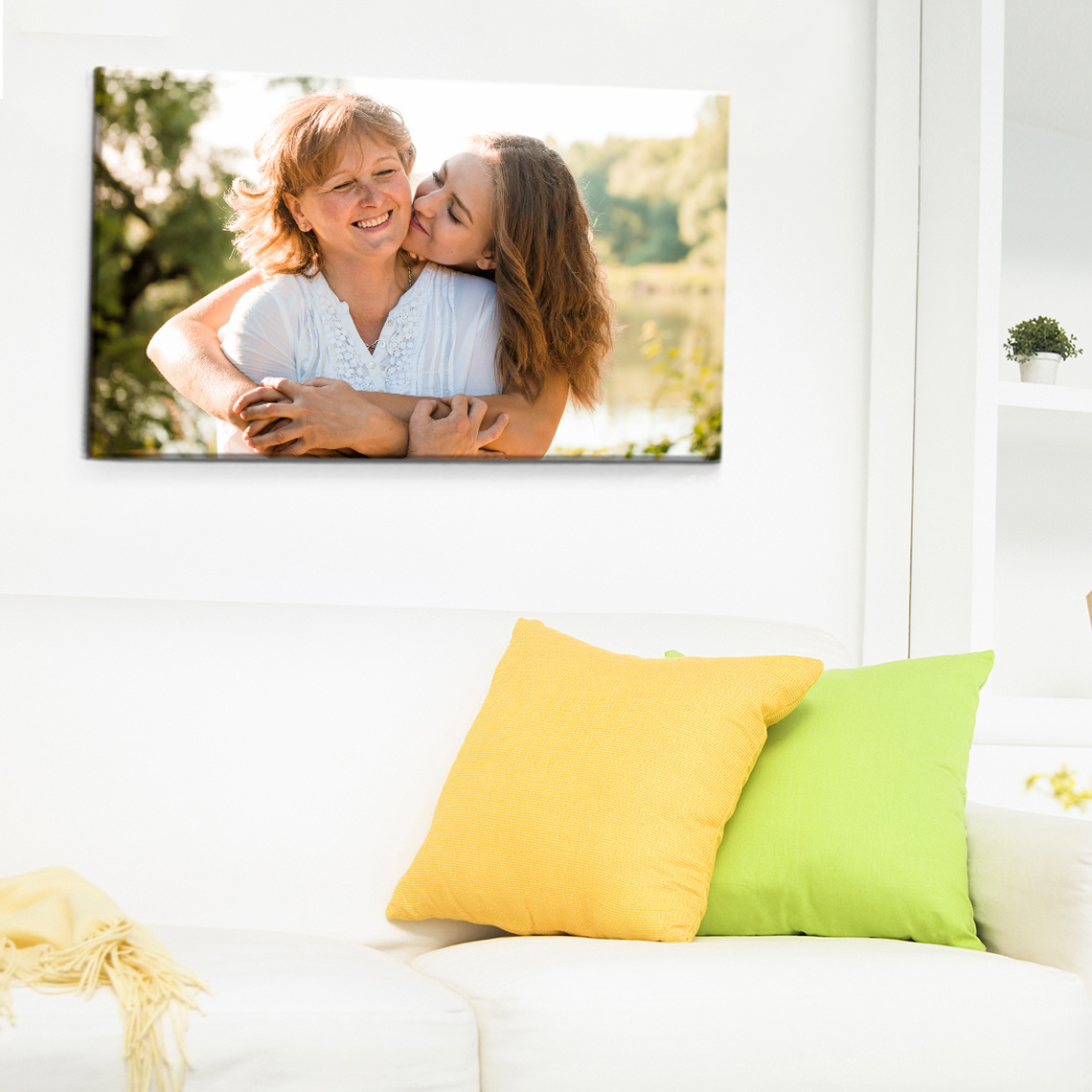 An image of Personalised 30" x 20" Slim Canvas Photo Print | By Truprint
