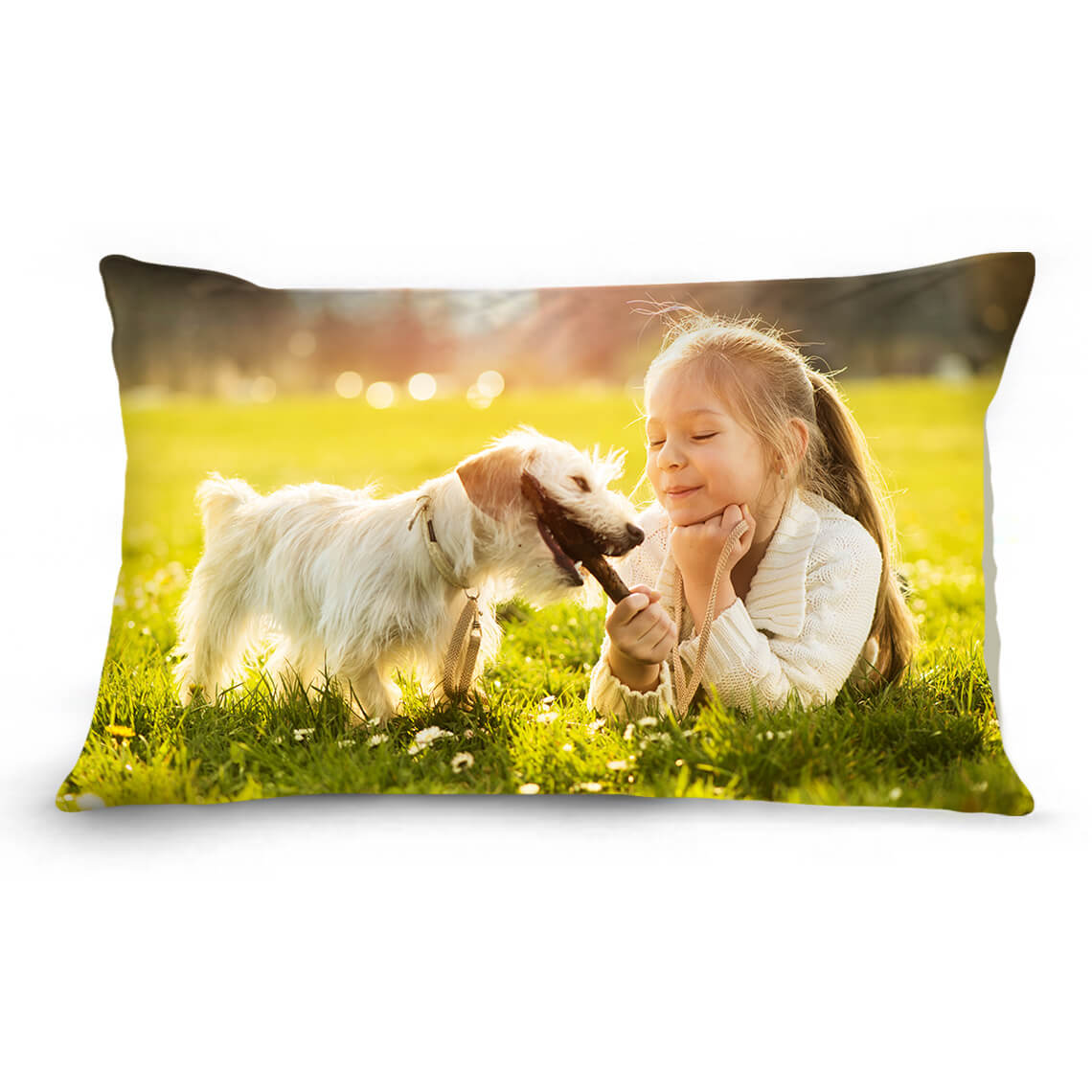 An image of 20" x 14" (35x50cm) Personalised Photo Cushion | By Truprint