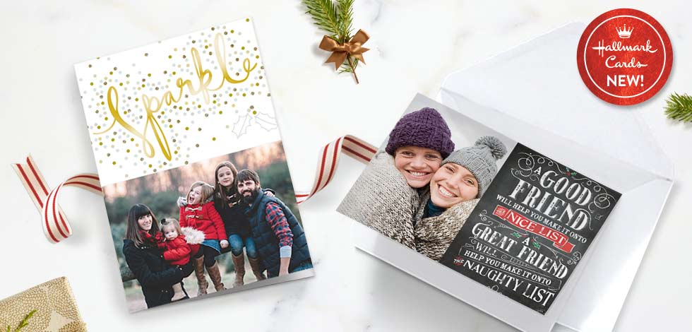 Personalised Christmas Cards Hallmark Personalised Christmas Cards Hallmark